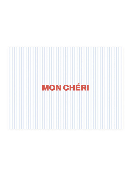 Postcard 'MON CHÉRI'