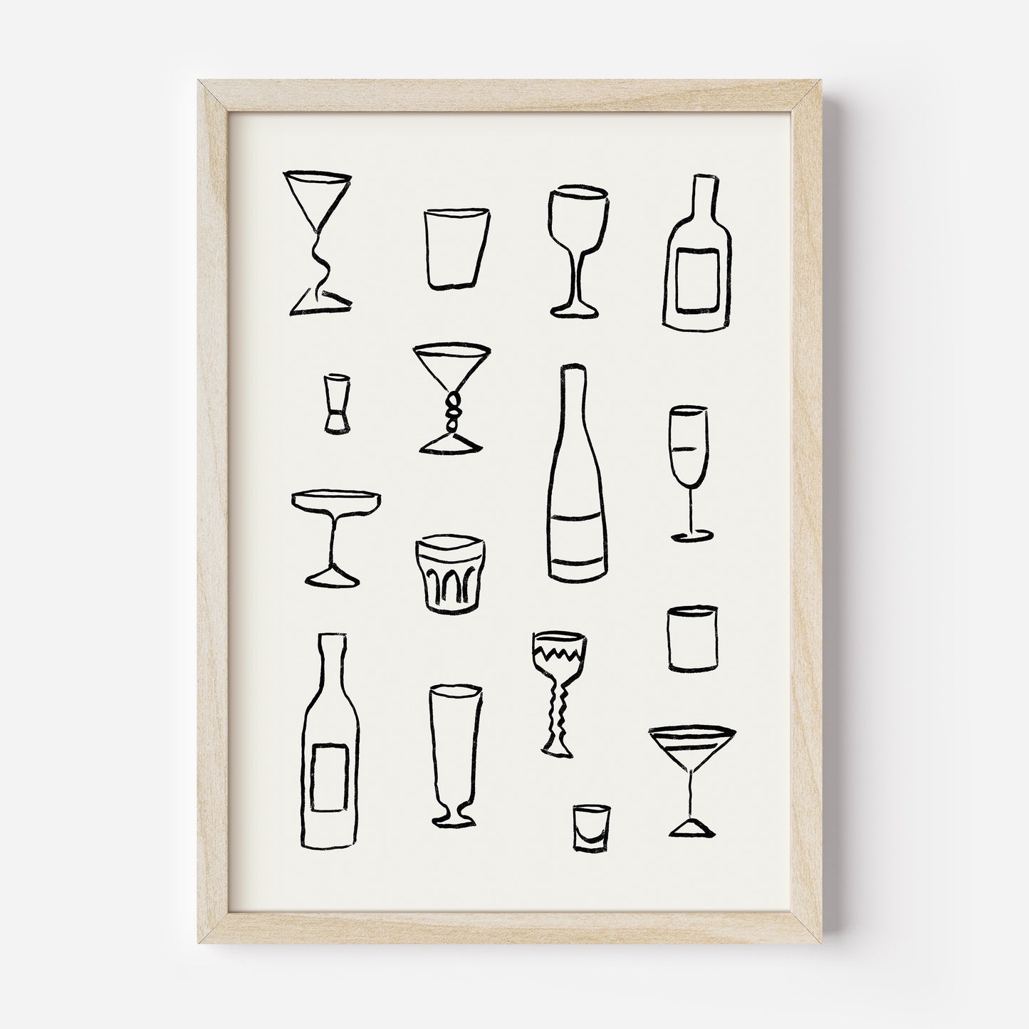 Poster Drinks (risography)